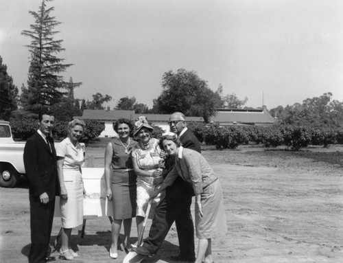 Groundbreaking at Chatsworth Branch, view 2