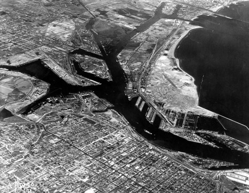 Terminal Island and inner harbor