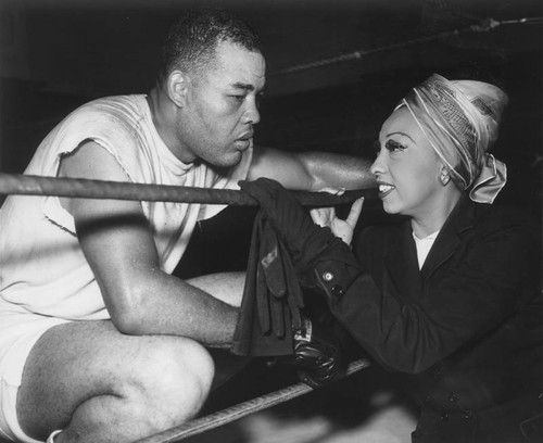 Joe Louis and Josephine Baker