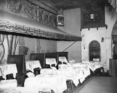 Unidentified restaurant dining room