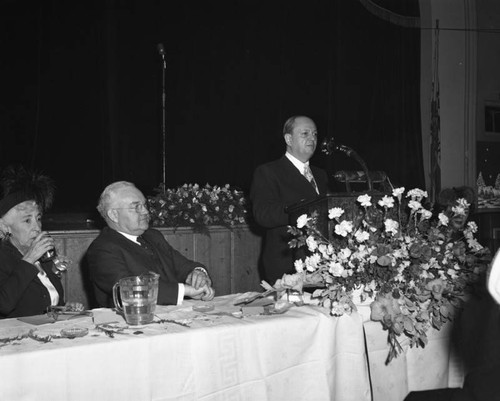 Mayor Bowron at Los Angeles Breakfast Club