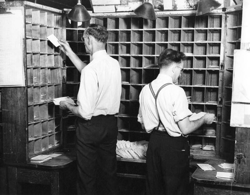 Mail sorters or processors, Post Office Terminal Annex