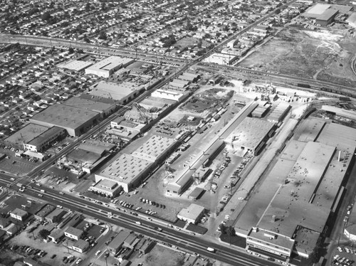 Firestone Boulevard and Otis Avenue, South Gate, looking northwest