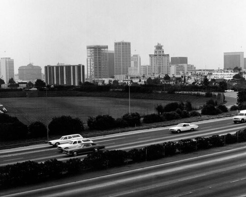 El Cortez Hotel, a skyline view