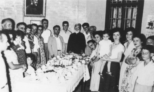 Armenian family celebrates a birthday