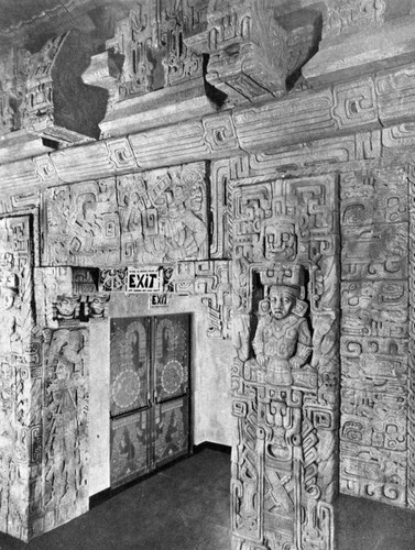 Balcony exit detail of Mayan Theater