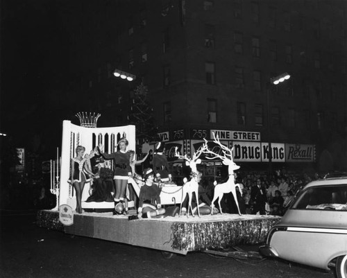 Santa's elves in Christmas parade