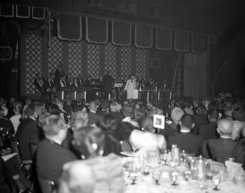 Mr. and Mrs. American Citizen of the Year award at the Cocoanut Grove nightclub