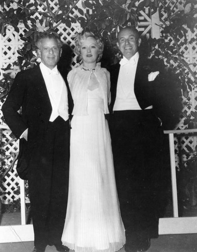 Max Reinhardt, Marion Davies and Jack L. Warner