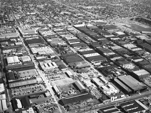 Businesses, Avalon Blvd., Gage Ave. and Central Ave., looking southeast