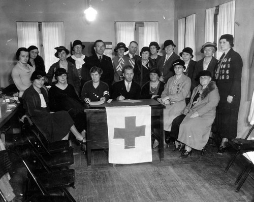 Red Cross representatives meet in La Cresenta