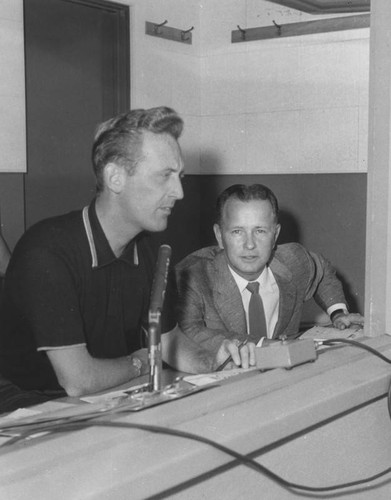 Vin Scully and Jerry Doggett