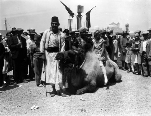 Camel rides at Pacific Southwest Exposition