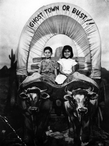 Michael and Olga at Knott's Berry Farm