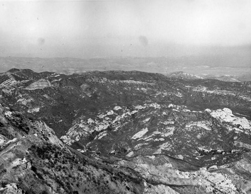 Scarp face of the Topanga anticline