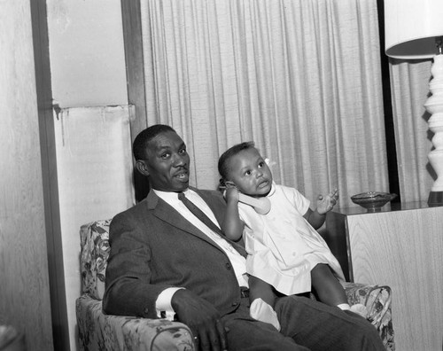 Unidentified African American family at home