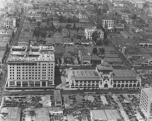 Aerial view, Herald-Examiner Building, view 4