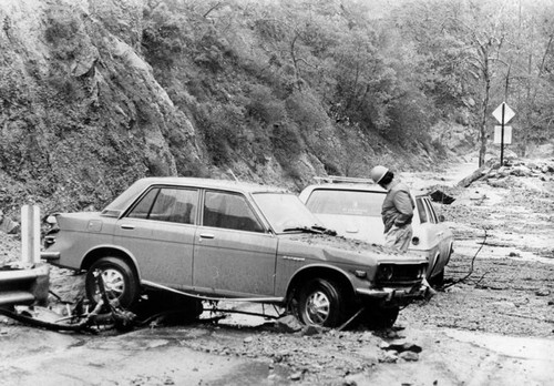 Topanga Canyon mudslide