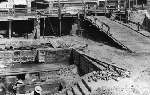 Los Angeles Times Building after bombing