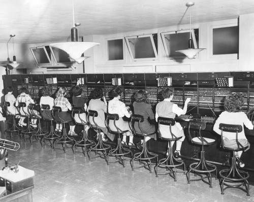 L.A. School Board telephone exchange