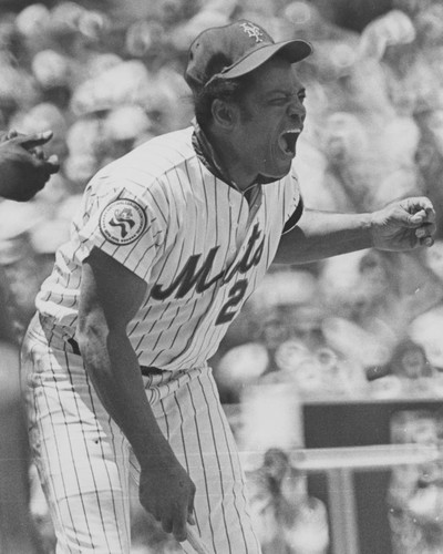 Willie Mays at ""Old-timers Day""