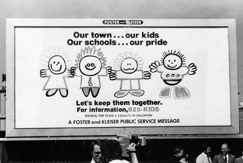 School busing billboard