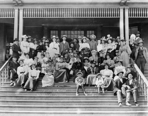 National Soldier's Home, dining room, group photo