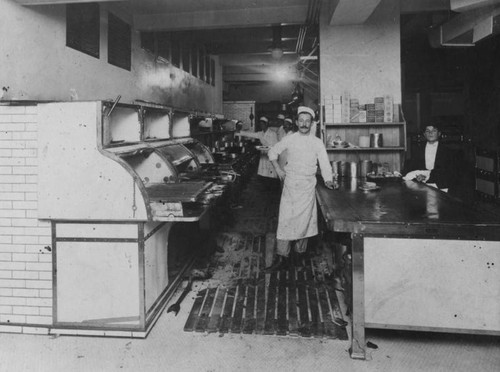 Alexandria Hotel kitchen staff