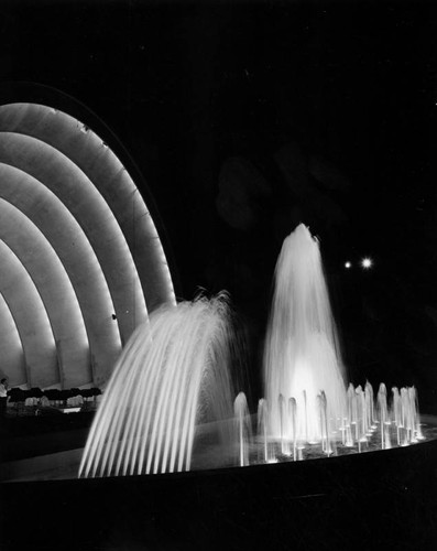 Hollywood Bowl, nite view