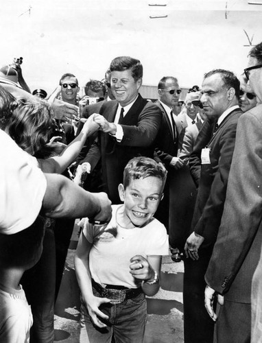 President Kennedy visits southland