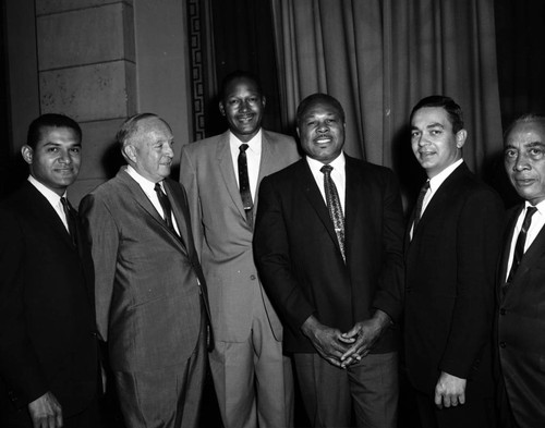 World Champion Boxer, Archie Moore at City Hall