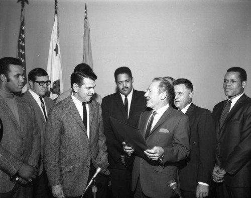 January 19, 1969 declared George Allen Day — Calisphere