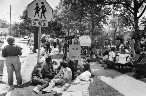 Eagle Rock High School students protest