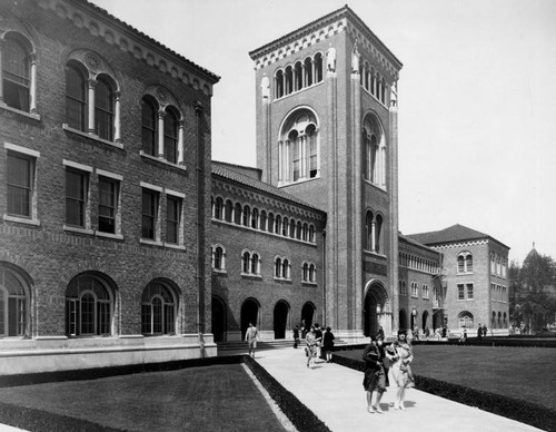 View of Bovard Hall, at U.S.C