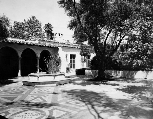 Olive court, Scripps College