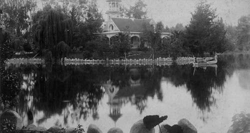 Cottage and Lake, Baldwin's Ranch