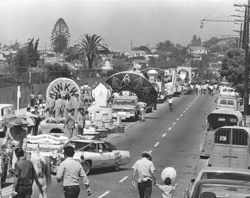 East Los Angeles parade floats