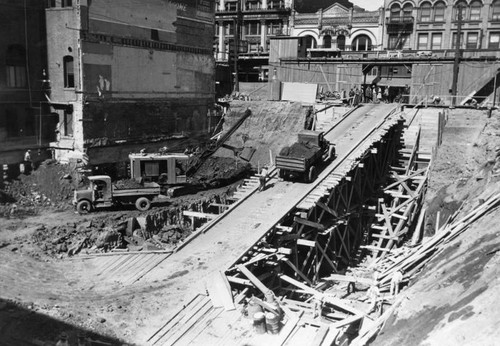 Los Angeles Times Building after bombing