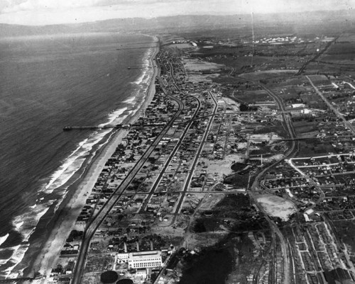 Redondo, Hermosa, and Manhattan Beach aerial view