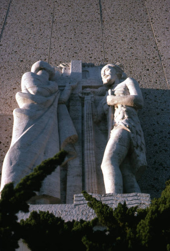 Scottish Rite Temple statue