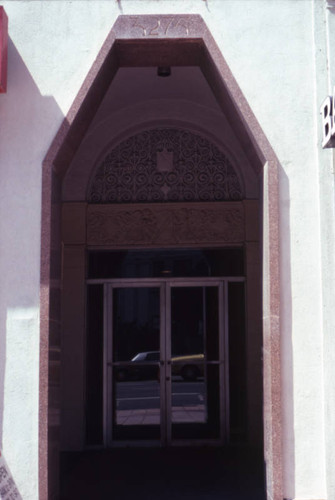 Door of business, Wilshire Boulevard