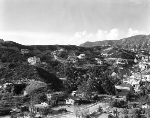 View up Beachwood Dr. in Hollywoodland