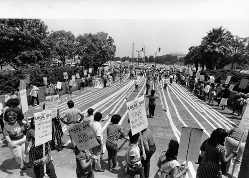 SEIU demonstration