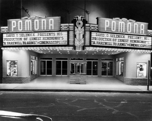 Entrance of Pomona's Fox Theater