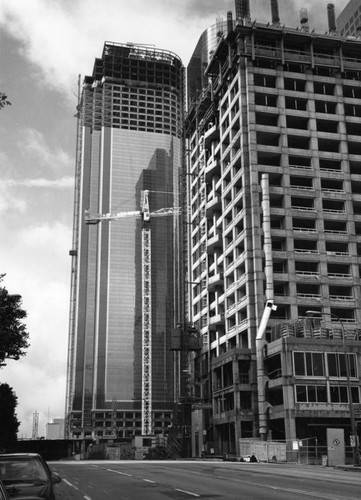 California Plaza under construction