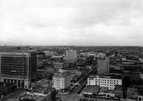 Aerial view of Long Beach