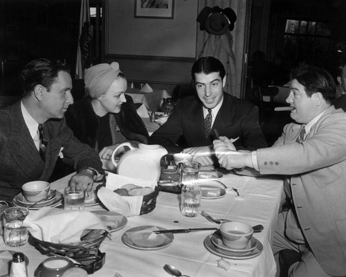 Bud Abbott, Lou Costello and Joe DiMaggio