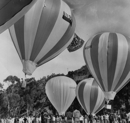 Up, up and away, in my beautiful balloon