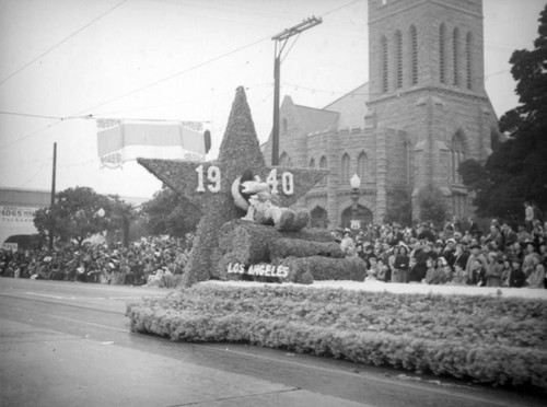 "City of Los Angeles," 51st Annual Tournament of Roses, 1940