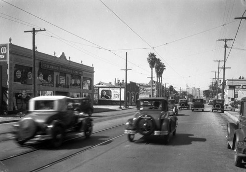 Hollywood Boulevard at Van Ness Avenue